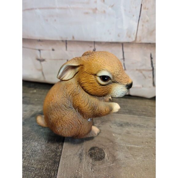 Global Art Harvey Knox brown bunny rabbit ceramic figure - Picture 3 of 6